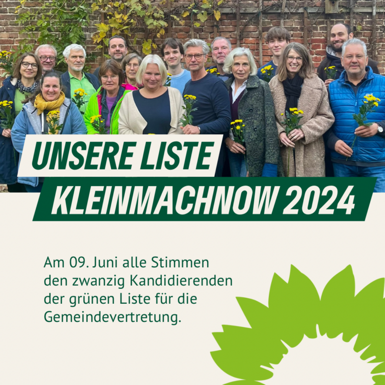 Alexandra Pichl geht als Grüne Spitzenkandidatin in die Wahl zur Gemeindevertretung Kleinmachnow